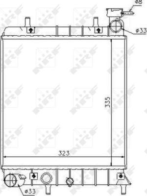 NRF 53376 - Radiators, Motora dzesēšanas sistēma ps1.lv