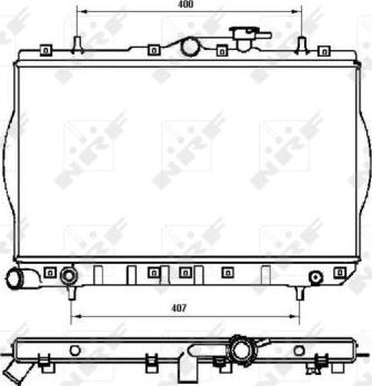 NRF 53262 - Radiators, Motora dzesēšanas sistēma ps1.lv