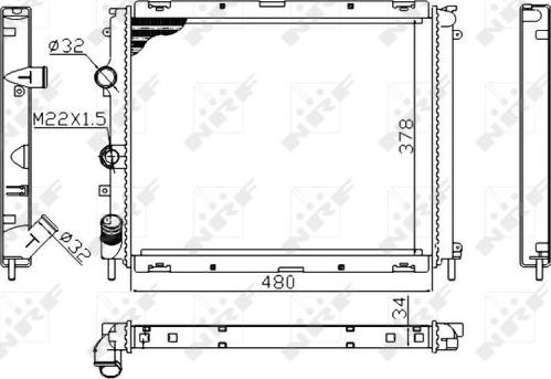 NRF 53209A - Radiators, Motora dzesēšanas sistēma ps1.lv