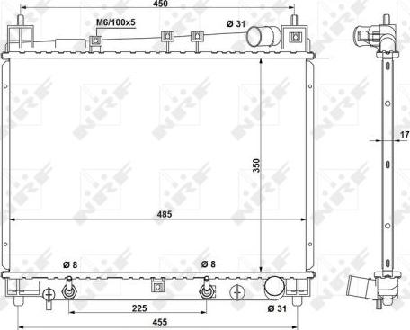 NRF 53212 - Radiators, Motora dzesēšanas sistēma ps1.lv