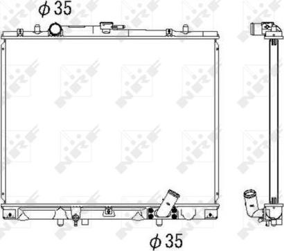 NRF 53285 - Radiators, Motora dzesēšanas sistēma ps1.lv