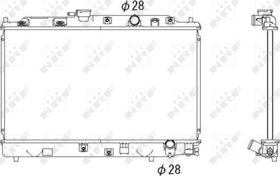 NRF 53286 - Radiators, Motora dzesēšanas sistēma ps1.lv