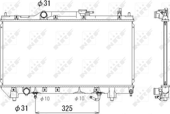 NRF 53278 - Radiators, Motora dzesēšanas sistēma ps1.lv