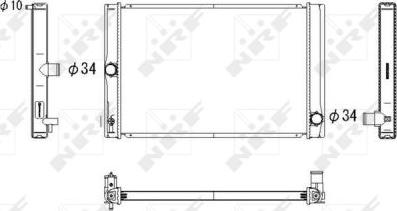 NRF 53764 - Radiators, Motora dzesēšanas sistēma ps1.lv