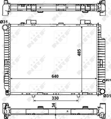 NRF 53784 - Radiators, Motora dzesēšanas sistēma ps1.lv