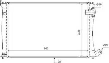 NRF 53735 - Radiators, Motora dzesēšanas sistēma ps1.lv