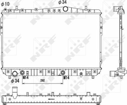 NRF  53732 - Radiators, Motora dzesēšanas sistēma ps1.lv