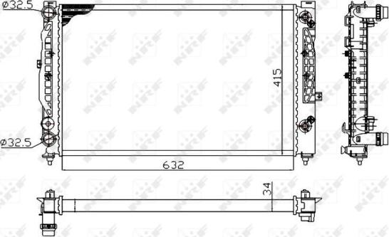 NRF 529504A - Radiators, Motora dzesēšanas sistēma ps1.lv