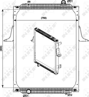 NRF 529700 - Radiators, Motora dzesēšanas sistēma ps1.lv