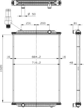 NRF 529726 - Radiators, Motora dzesēšanas sistēma ps1.lv