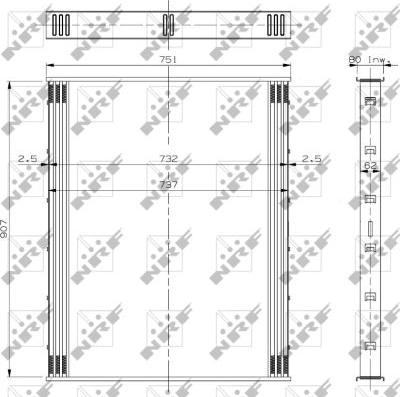 NRF 19277 - Radiatora siets, Starpdzesētājs ps1.lv