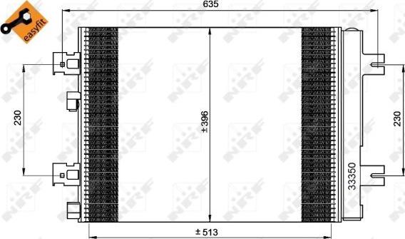 NRF 35947 - Kondensators, Gaisa kond. sistēma ps1.lv