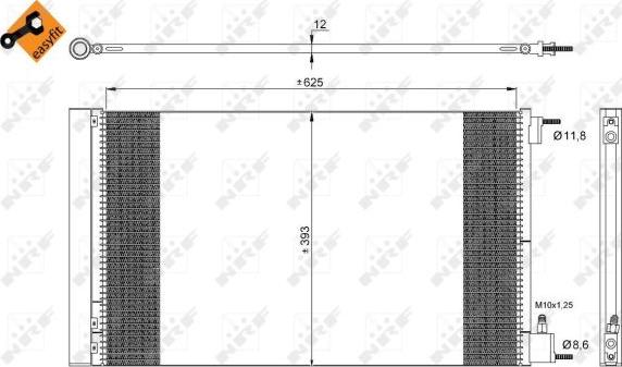 NRF 35912 - Kondensators, Gaisa kond. sistēma ps1.lv