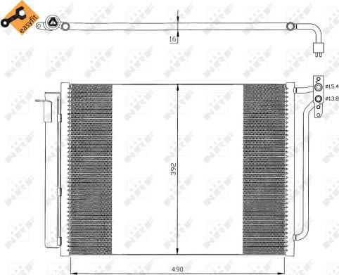 NRF 35406 - Kondensators, Gaisa kond. sistēma ps1.lv