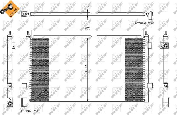 NRF 35591 - Kondensators, Gaisa kond. sistēma ps1.lv