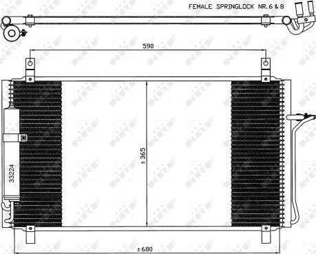 NRF 35624 - Kondensators, Gaisa kond. sistēma ps1.lv