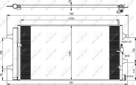 NRF 350069 - Kondensators, Gaisa kond. sistēma ps1.lv