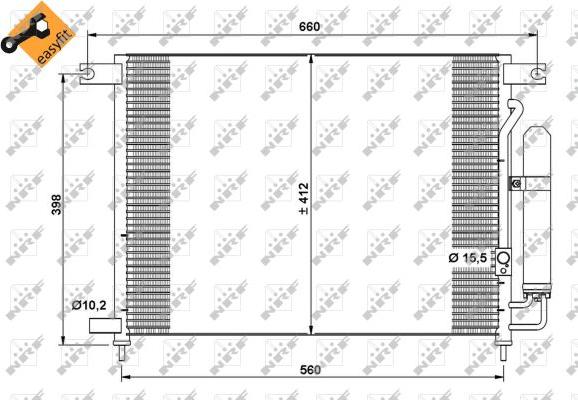 NRF  35766 - Kondensators, Gaisa kond. sistēma ps1.lv