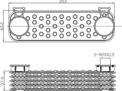 NRF 31829 - Eļļas radiators, Motoreļļa ps1.lv