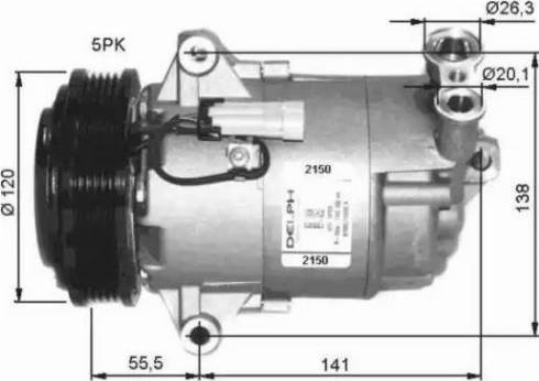 NRF 32486G - Kompresors, Gaisa kond. sistēma ps1.lv