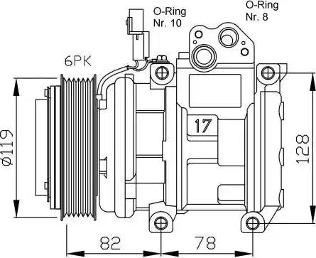 NRF 32437G - Kompresors, Gaisa kond. sistēma ps1.lv