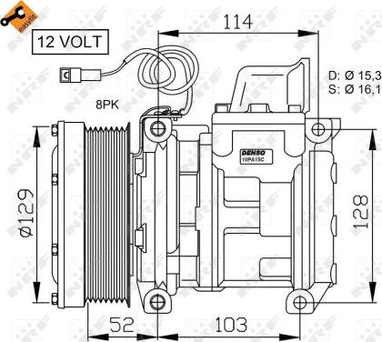 NRF 32565G - Kompresors, Gaisa kond. sistēma ps1.lv