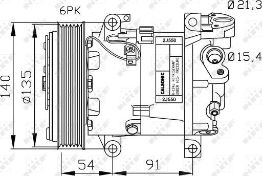 NRF 32690G - Kompresors, Gaisa kond. sistēma ps1.lv