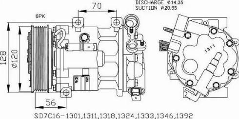 NRF 32682G - Kompresors, Gaisa kond. sistēma ps1.lv