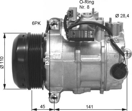 NRF 32676G - Kompresors, Gaisa kond. sistēma ps1.lv