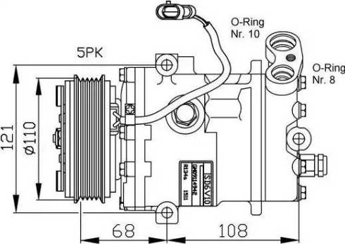 NRF 32197G - Kompresors, Gaisa kond. sistēma ps1.lv