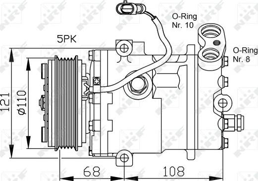 NRF 32197 - Kompresors, Gaisa kond. sistēma ps1.lv