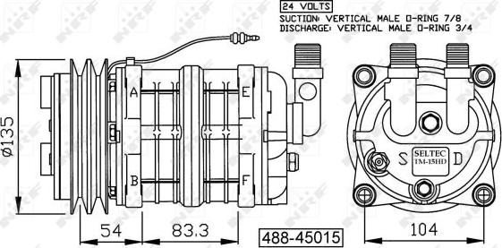 NRF 32157G - Kompresors, Gaisa kond. sistēma ps1.lv