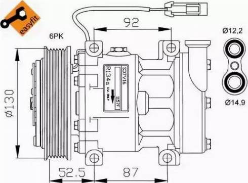 NRF 32113G - Kompresors, Gaisa kond. sistēma ps1.lv