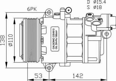 NRF 32184G - Kompresors, Gaisa kond. sistēma ps1.lv