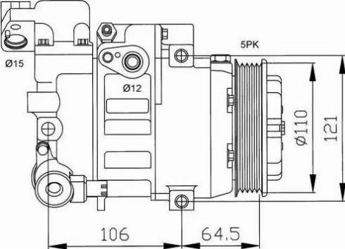 NRF 32175G - Kompresors, Gaisa kond. sistēma ps1.lv