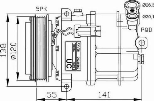 NRF 32313G - Kompresors, Gaisa kond. sistēma ps1.lv