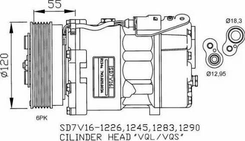 NRF 32255G - Kompresors, Gaisa kond. sistēma ps1.lv