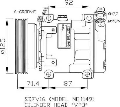 NRF 32267G - Kompresors, Gaisa kond. sistēma ps1.lv