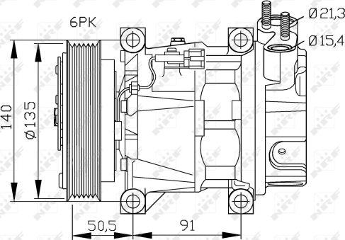 NRF 32289G - Kompresors, Gaisa kond. sistēma ps1.lv