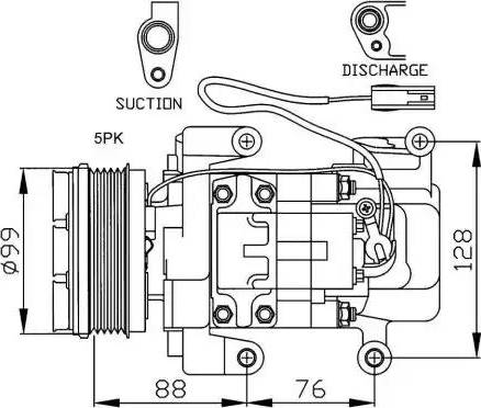 NRF 32234G - Kompresors, Gaisa kond. sistēma ps1.lv