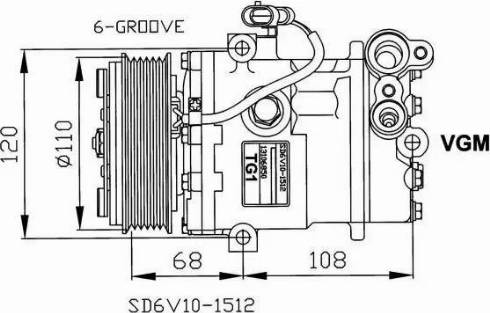 NRF 32230G - Kompresors, Gaisa kond. sistēma ps1.lv