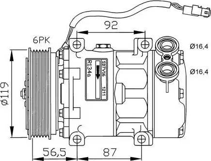 NRF 32278G - Kompresors, Gaisa kond. sistēma ps1.lv