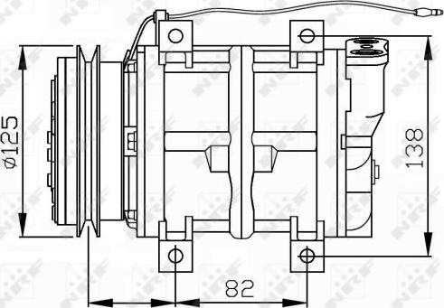 NRF 32745G - Kompresors, Gaisa kond. sistēma ps1.lv