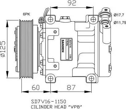 NRF 32747G - Kompresors, Gaisa kond. sistēma ps1.lv