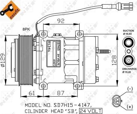 NRF 32780G - Kompresors, Gaisa kond. sistēma ps1.lv