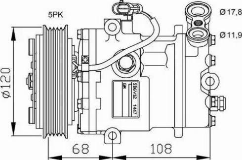 NRF 32775G - Kompresors, Gaisa kond. sistēma ps1.lv