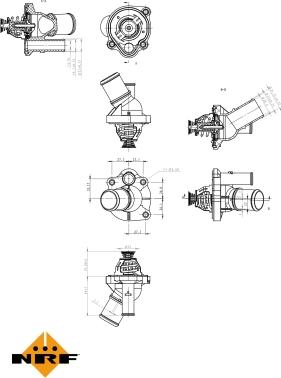 NRF 725000 - Termostats, Dzesēšanas šķidrums ps1.lv