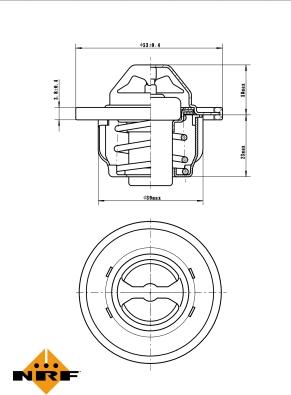 NRF 725089 - Termostats, Dzesēšanas šķidrums ps1.lv