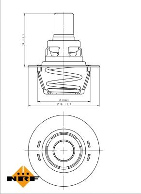 NRF 725141 - Termostats, Dzesēšanas šķidrums ps1.lv