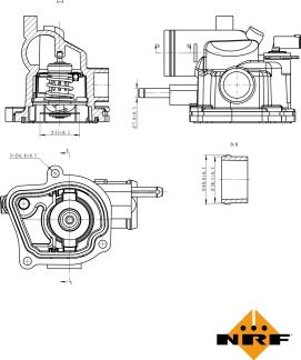 NRF 725153 - Termostats, Dzesēšanas šķidrums ps1.lv